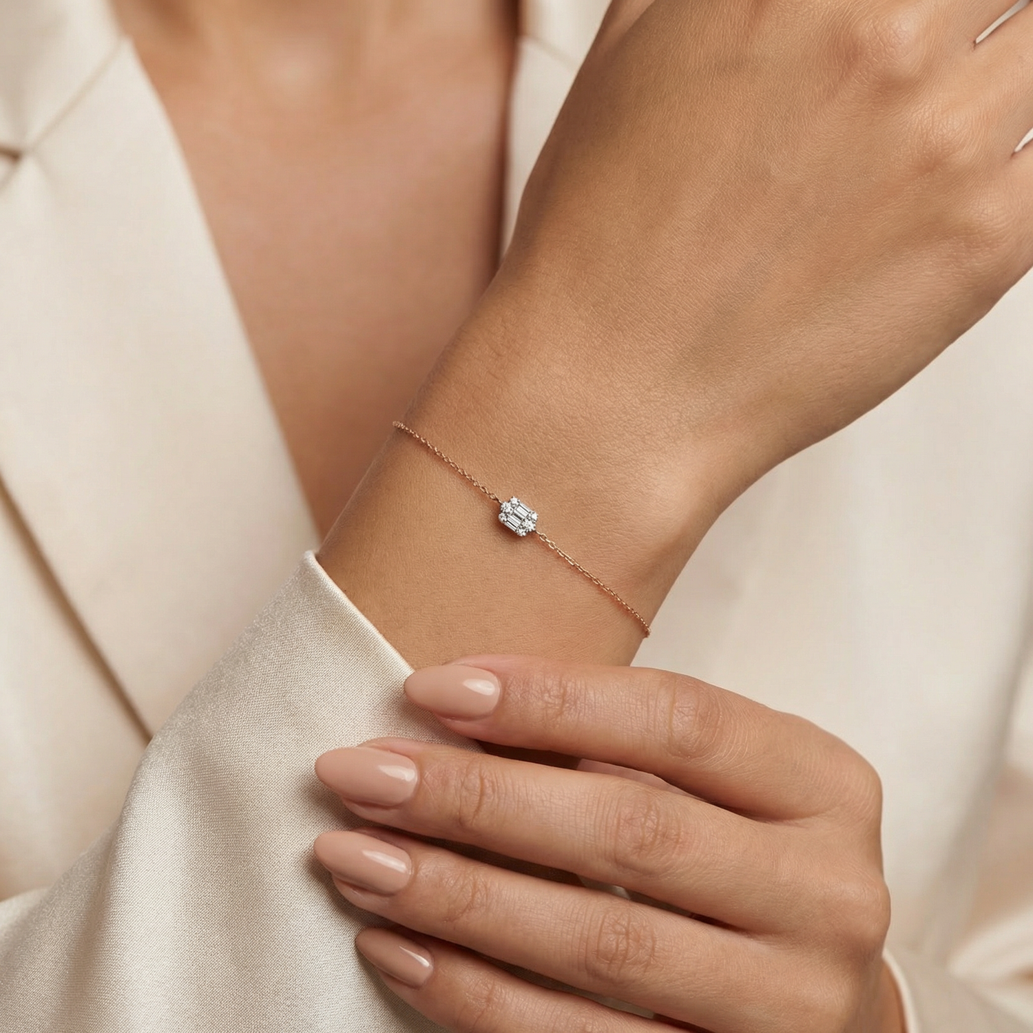 Baget Pırlanta Bileklik