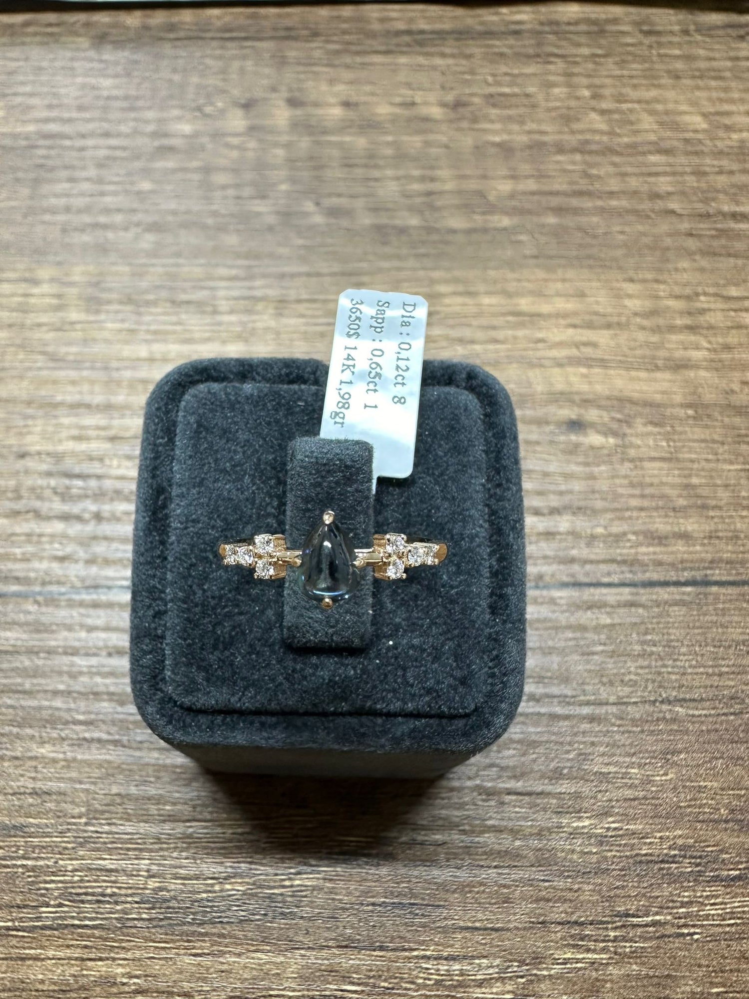 Renkli Taşlı Pırlanta Yüzük