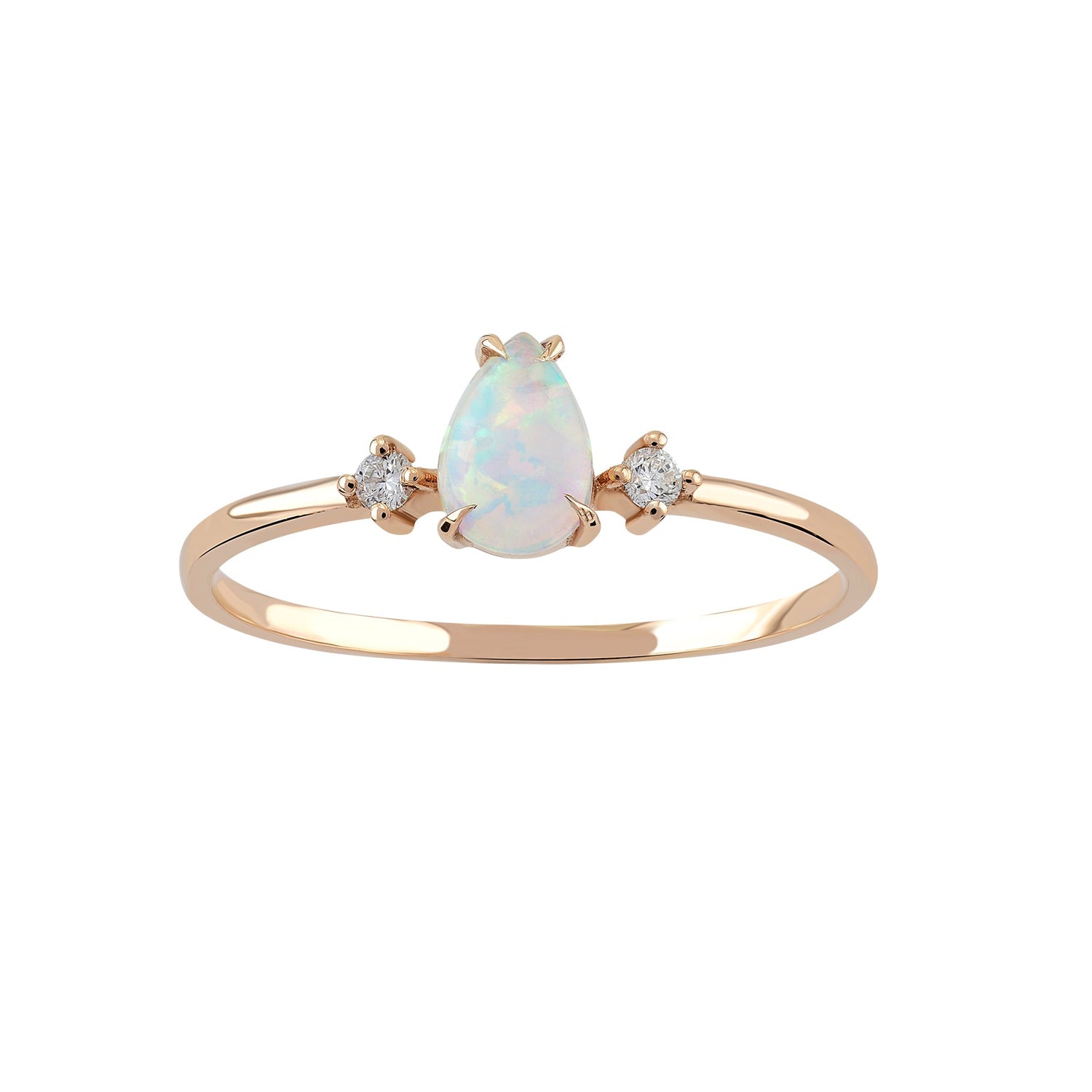 Renkli Taşlı Pırlanta Yüzük