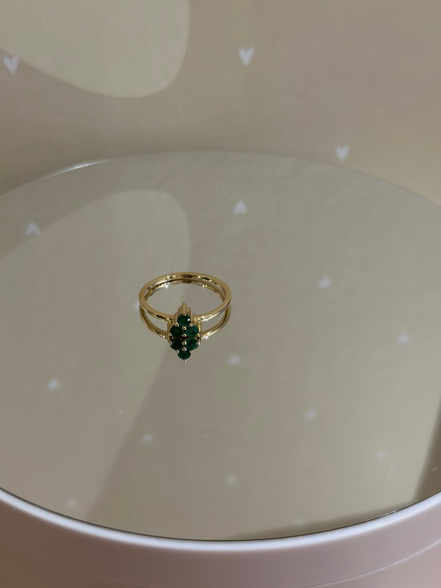 Renkli Taşlı Pırlanta Yüzük