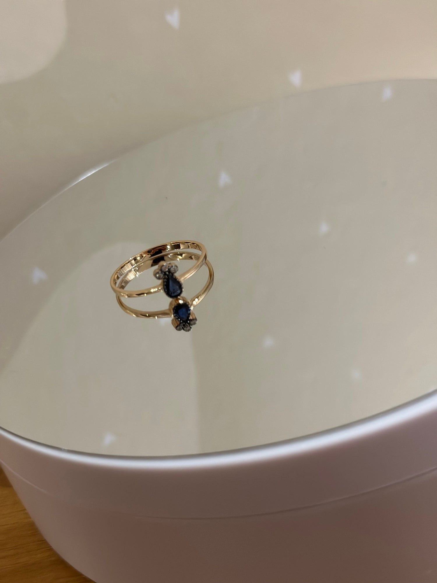 Renkli Taşlı Pırlanta Yüzük