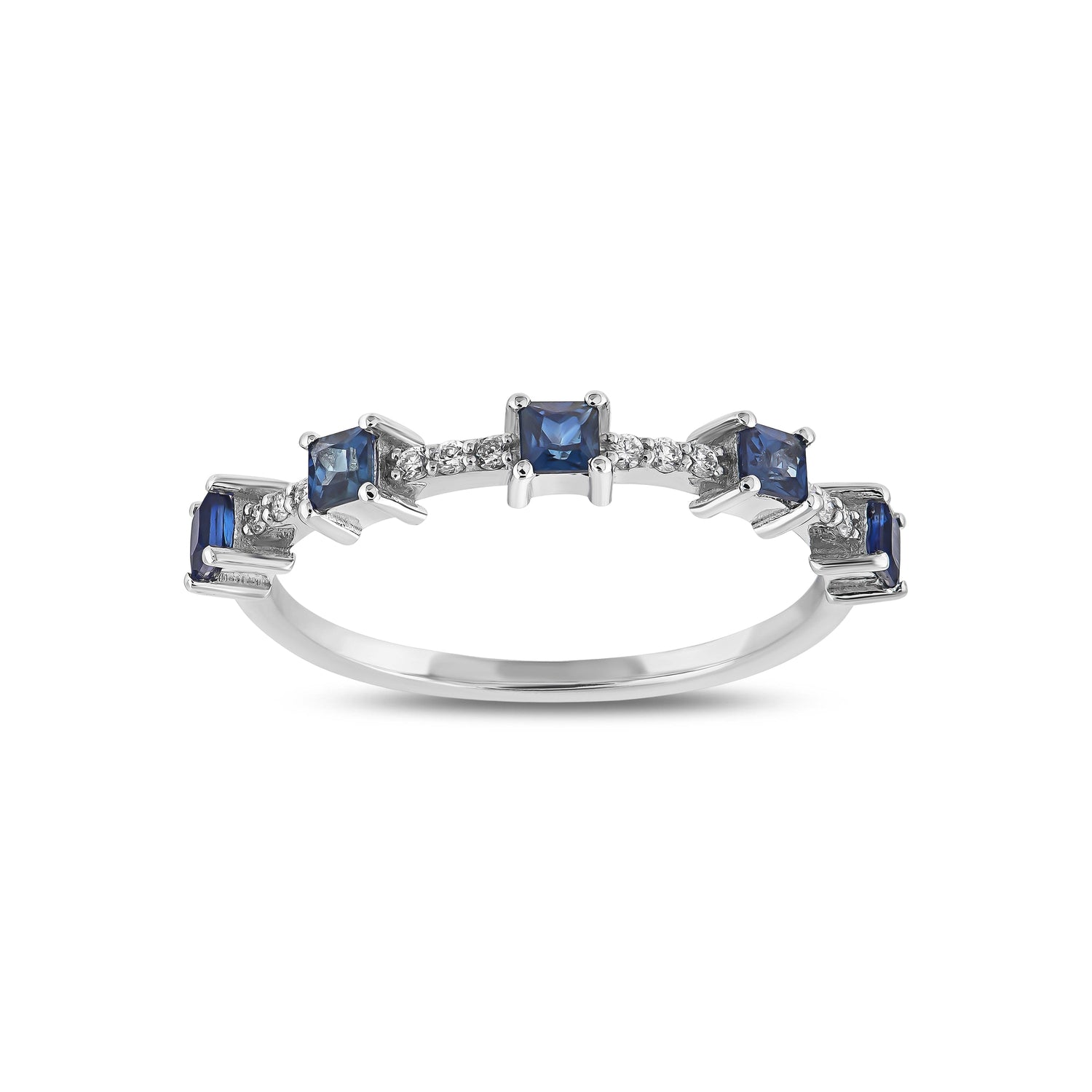 Renkli Taşlı Pırlanta Yüzük