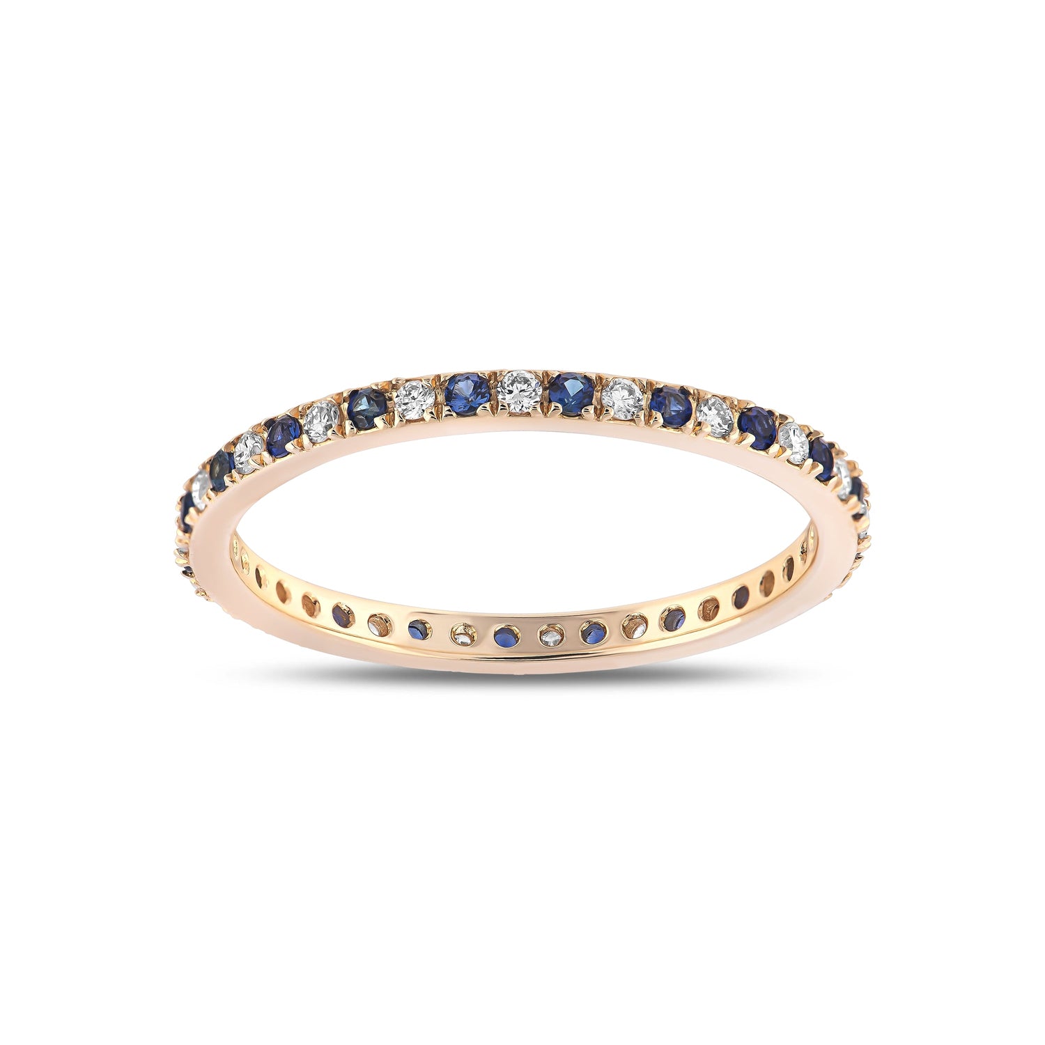 Renkli Taşlı Pırlanta Yüzük