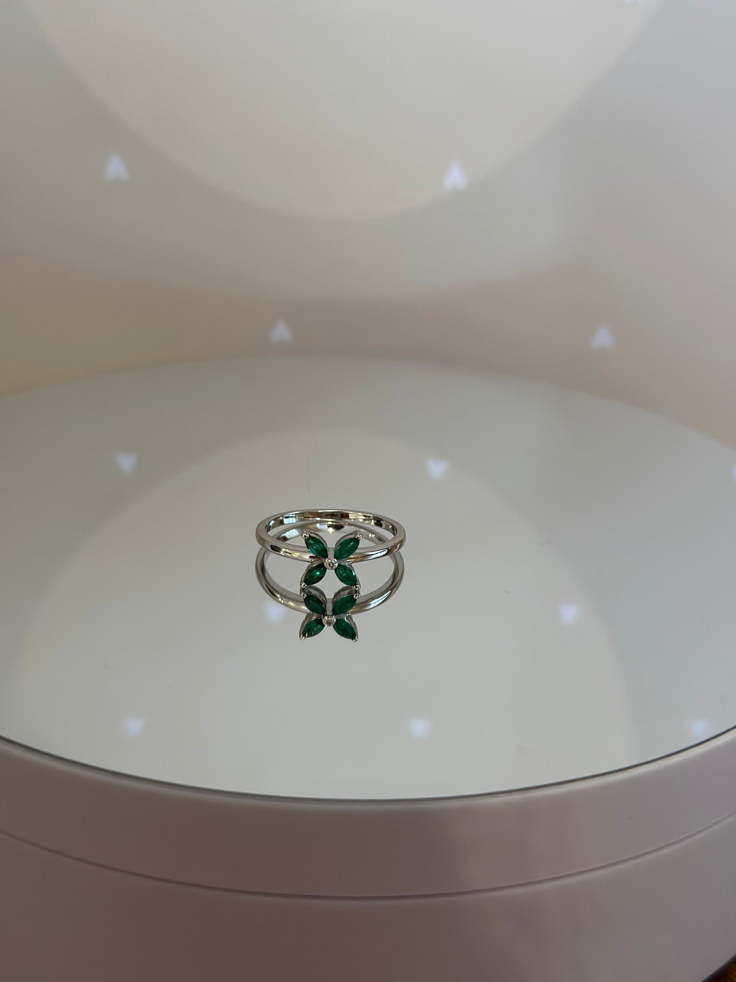 Renkli Taşlı Pırlanta Yüzük